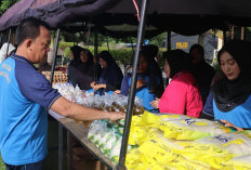 Jelang HUT RI ke-80, Polres Bengkulu Selatan Sukses Gelar Pasar Murah