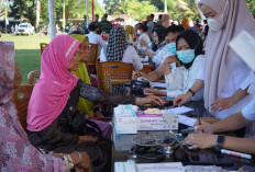 Kodim 0408/BS Berikan Layanan Kesehatan Gratis Saat Penutupan TMMD Ke-124 Kodim 0408/BS