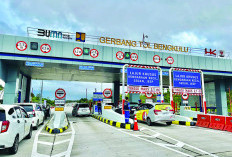 Trafik Kendaraan Tol Bengkulu–Taba Penanjung Meningkat