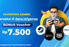 Transaksi di DANA Games Bonus Voucher Rp7.500 Berlaku Hari Ini, Yuk Gamers, Jangan Ketinggalan!