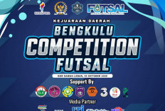 Belasan Tim Berlaga di Bengkulu Competition Futsal, Pesertanya dari Mahasiswa dan Kalangan Umum 