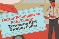 Tilang Sistem Poin, Kenali Batas Maksimal  Poin Yang Bisa  Bikin SIM Dicabut 