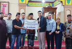 Bank Mandiri KCP Bengkulu Curup Bantu 2 Masjid, Segini Jumlah Bantuannya