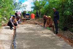 Tingkatkan Kesejahteraan Warga,   Tanjung Ganti Bangun Rabat