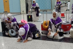 Jemaah Haji Kloter Pertama Bengkulu Tiba Ditanah suci, 2 Jemaah Diobservasi, Ini Penyebabnya  