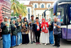 156 CJH Kota Bengkulu Pagi Ini Menuju BIM, Sore Nanti  Terbang ke Madinah
