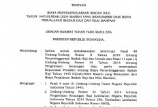 Kepres BPIH 2024 terbit, Surabaya Tertinggi dan  Aceh Terendah, Berikut Daftarnya