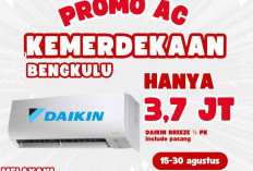 Central Elektro Hadirkan Promo AC Kemerdekaan untuk Bengkulu dan Palembang, Harga Mulai Rp 3,7 Juta 