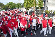  Jalan Sehat dan Senam Bersama Jelang HUT Provinsi Bengkulu ke-57 Berlangsung Meriah