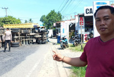 Kerap Lakalantas, Kades Batu Lambang   Dorong Pemasangan Rambu Peringatan
