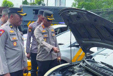 Polresta Cek Kondisi Kendaraan Patroli