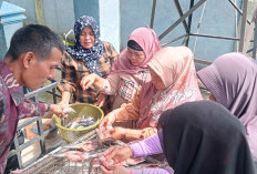 Pemdes Taba Mutung Bekali Warga Keterampilan Olah Lele Asap