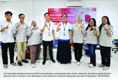 Astra Motor Bengkulu Rutin Gelar Donor Darah, Bantu Penuhi Stok PMI