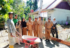 Pemdes Siring Agung Prioritaskan   Pembangunan Jalan Rabat Beton
