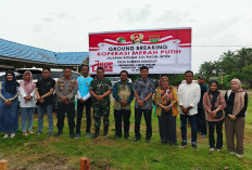 Pemkab dan TNI Bersinergi Bangun Ekonomi Desa, Peletakan Batu Pertama Koperasi Merah Putih di Sumber Makmur