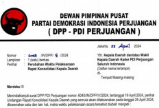 Wagub Bengkulu, Dr H Rosjonsyah Diundang DPP PDIP Hadiri Rapat Konsolidasi Kepala Daerah, Ini Jadwalnya