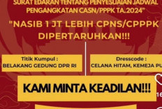 Beredar Seruan Aksi Tolak Penundaaan Pengangkatan CPNS/PPPK 2024, Begini Isinya 