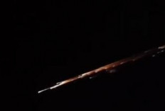  Heboh, Fenomena Cahaya Misterius di Langit,  Bukan Rudal,  Ternyata Ini 