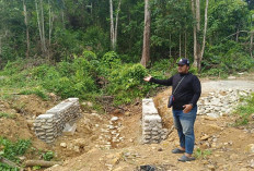 Proyek Jalan Desa Tanjung Alam Terbengkalai, Pekerjaan Diduga Mangkrak, Ini Harapan Warga