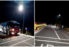 Bupati Rifai Jawab Keluhan Warga,  Jembatan Sekunyit Kecil Kini Terang