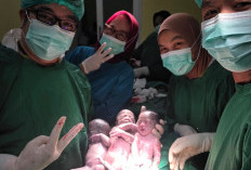 Alhamdulillah, Bayi Kembar 3 Asal Kedurang Ilir Lahir di RS As-Syifa