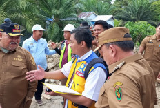 Pekerjaan Jembatan Sekunyit Kecil Dimulai November, Bupati dan Wabup BS Cek langsung ke Lapangan