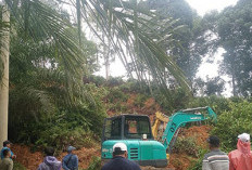 Jalan Tertimbun Longsor, 13 Desa di Ulu Talo Seluma Masih Lumpuh