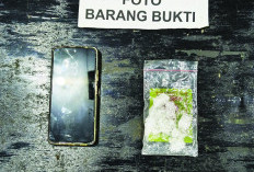 Residivis Sabu Diciduk, 13,5 Gram Diamankan Polresta Bengkulu