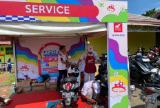 Promo Servis Motor Rp 85 Ribu plus Gratis Oli Mesin di Event Hola Hoop Top SMAN 3 Kota Bengkulu