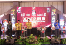 Debat Kandidat Cabup Mukomuko Tanpa Dihadiri Paslon No 3, Paslon No 1, 2 dan 4 Adu Visi Misi