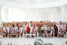 HUT RI Ke-81, DWP dan PKK Kota Bengkulu Gelar Lomba Kreasi Tari