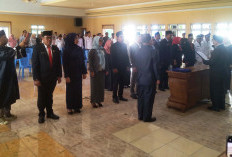 16 Pejabat dan 1 Pjs Kades di Lebong Dilantik, Ini Daftarnya