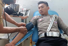 Polres Kaur Sumbang   20 Kantong Darah, Donor Darah Peringati HUT ini