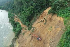Dahsyatnya Longsor Ulu Manna Terekam dari Udara, Jalan Lintas Lumpuh Total