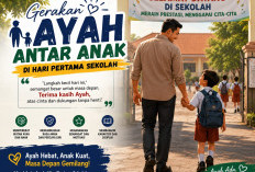 Besok Hari Pertama Sekolah, Ayah Bersiap Ikut Gerakan Antar Anak Serentak