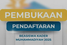 Beasiswa Kader  Muhammadiyah Dibuka,  Untuk 400  Peserta, Buruan Daftar di Link Ini 