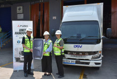 Mitsubishi Fuso Serahkan Truk Listrik e-Canter   untuk Dukung Green Logistics di Indonesia