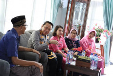 Hormati Pendahulu, Kapolres Kaur   Sambangi Purnawirawan Polri
