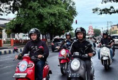 Tampil Stylish dan Kompak, Komunitas S.O.B Bengkulu Meriahkan Scoopy Velocreativity