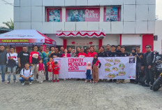 HUT RI ke-81, 50 Bikers Honda Susuri Destinasi Ikonik Kota Bengkulu, Seru
