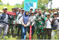Kodim 0408/BS Tandai Awal Pembangunan   Yonif TP Lewat Floating Lahan di Batu Ampar