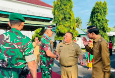 Pangdam XXI/Radin Inten Kunjungi Kodim 0408/BS, Suasana Akrab Warnai Pertemuan dengan Dua Bupati
