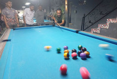 Jurnalis Ikuti Turnamen   Billiard Kapolres Lebong Cup, Ini Hadiahnya 