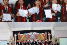 Pelepasan Siswa kelas IX Angkatan ke-68 SMP Sint Carolus Meriah, Diliputi Suasana Haru dan Penuh Kebanggaan 