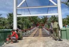 Memutus Isolasi, Jembatan Gantung Perintis Garuda Kini Kokoh Hubungkan Pondok Suguh-Teluk Bakung