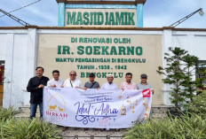 Idul Adha, Masjid Jamik Kota Bengkulu Terima Sedekah Hewan Kurban dari Jaringan Dealer Astra Motor Bengkulu