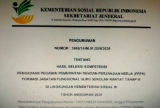 Kemensos Umumkan Hasil Seleksi PPPK Guru Sekolah Rakyat Tahap 3, Link, dan Dokumen  Pengisian DRH 
