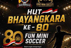 Polda Bengkulu Gelar Fun Mini Soccer Libatkan Ojol hingga Wartawan, Meriahkan HUT Bhayangkara ke-80