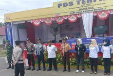 Jelang Lebaran, Babinsa Bersinergi Jaga Arus Mudik di Pos Pengamanan Bunga Mas