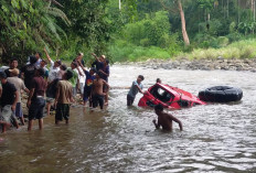 Sempat Dinyatakan Hilang Karena Hanyut, Mobil Calya Ditemukan Ringsek, Begini Kronologinya